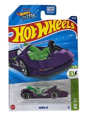 Hot Wheels Deora III EV 2023 Purple Green Electric Diecast Car